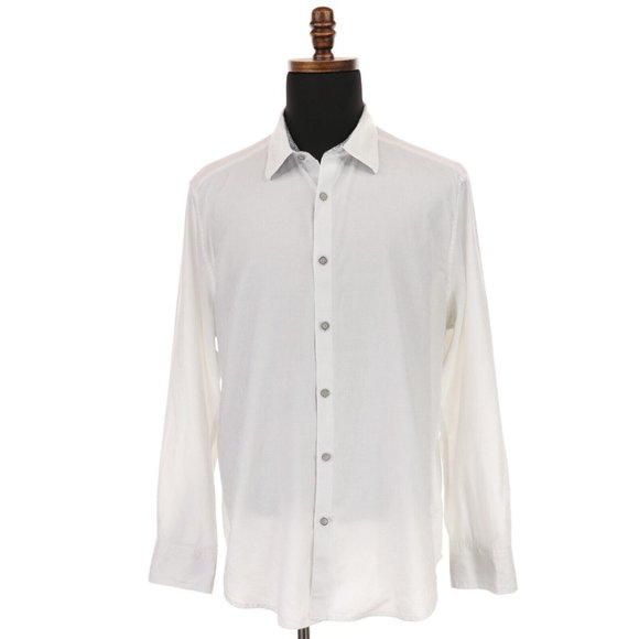 Robert Graham Shirts Robert Graham Shirt Mens Xxl White Jacquard